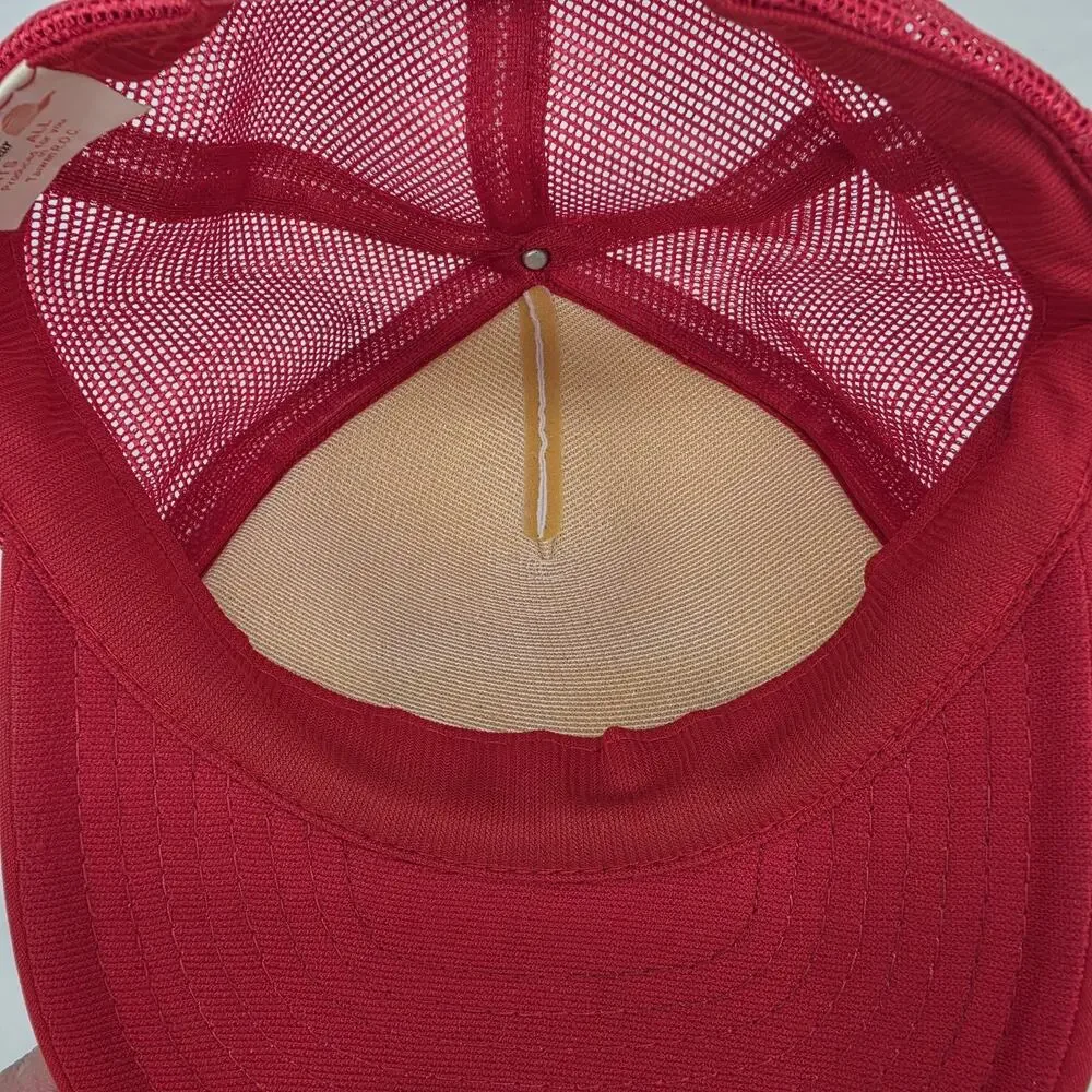 Vintage Old Milwaukee Beer Trucker Hat Snapback Foam Front Made In Taiwan Cap